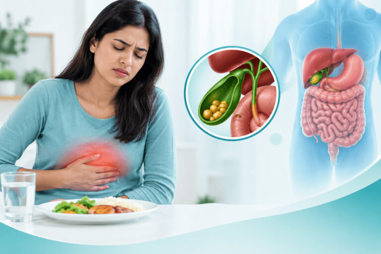 Upper Stomach Pain After Meals? Signs, Causes & Gallstones Treatment in Ahmedabad